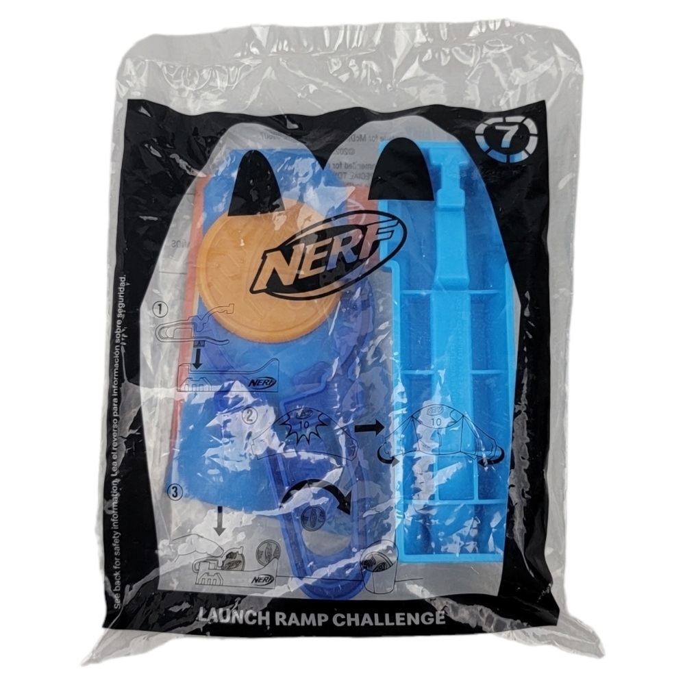 Nerf Launch Ramp Challenge #7 McDonald's Happy Meal Toy - 2023